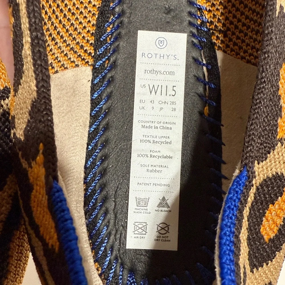 Rothy’s The Point Big Cat Leopard Print Flats - Picture 13 of 17